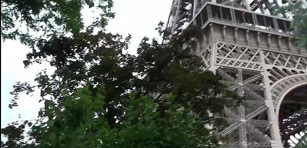  Extreme PUBLIC sex threesome by the Eiffel Tower